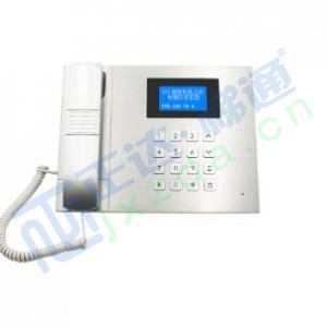 IP有线网络非可视电梯对讲五方通话主机 